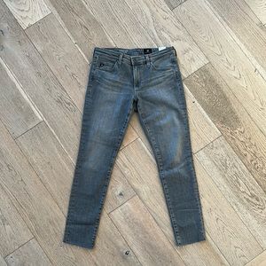 AG legging ankle super skinny gray wash size26